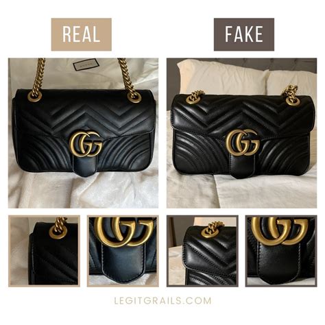 gucci marmont real vs fake